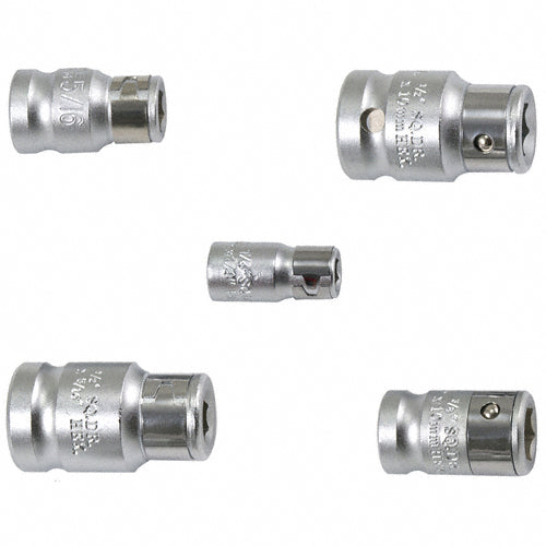 5 x Adapter für Bits Bit Halter 1/4"3/8" 1/2" 8 10 mm für Knarren Ratschen etc.