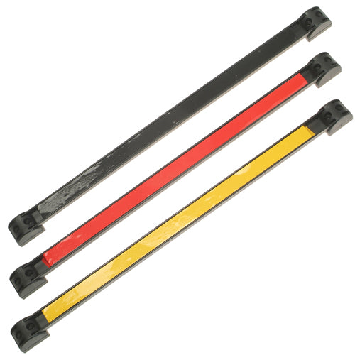 3 x Starke MAGNETLEISTE Magnetschiene m. Halter GELB ROT SCHWARZ 460mm